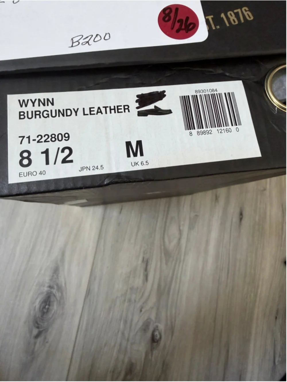 G.H. Bass Weejuns Wynn Penny Loafers Men’s 8.5 Burgundy Leather New in Box
